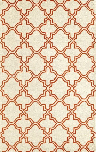 Dynamic Rugs PALACE 5568-119 Ivory and Orange